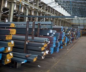 Diferent types and colours of steels