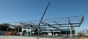 Construction of APCO Service Station Wagga